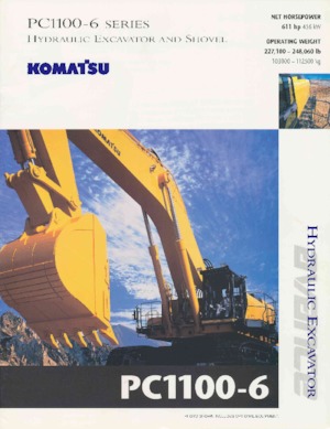 Excavatoare pe șenile Komatsu PC1100-6