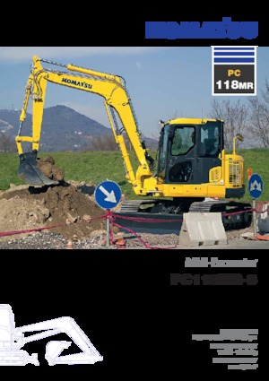 Excavatoare pe șenile Komatsu PC118MR-8