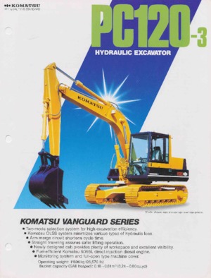 Excavatoare pe șenile Komatsu PC120-3