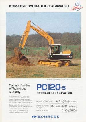 Excavatoare pe șenile Komatsu PC120-5