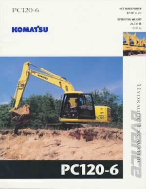 Excavatoare pe șenile Komatsu PC120-6