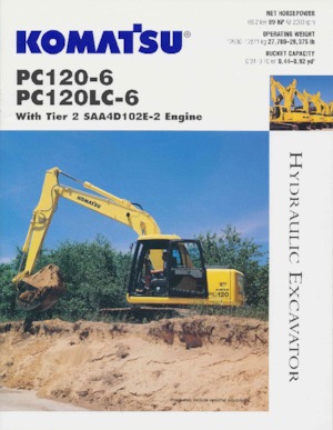 Excavatoare pe șenile Komatsu PC120-6