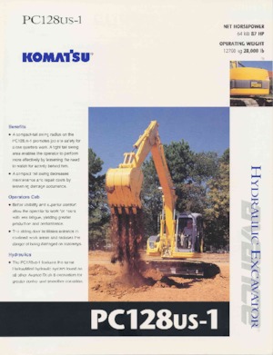 Excavatoare pe șenile Komatsu PC128US-1