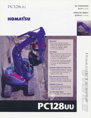 Excavatoare pe șenile Komatsu PC128UU