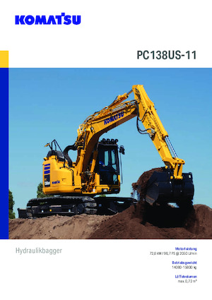 Excavatoare pe șenile Komatsu PC138US-11E0
