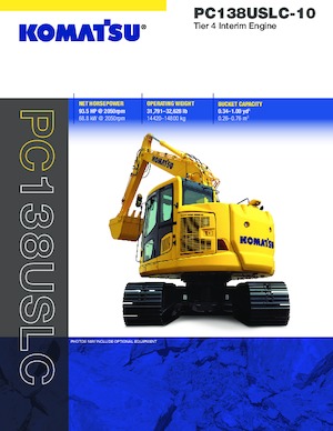 Excavatoare pe șenile Komatsu PC138USLC-10
