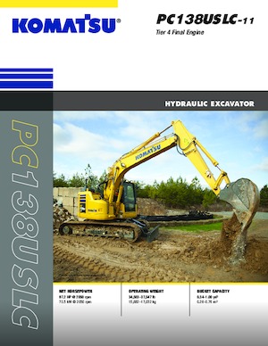 Excavatoare pe șenile Komatsu PC138USLC-11