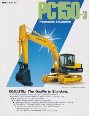 Excavatoare pe șenile Komatsu PC150-3