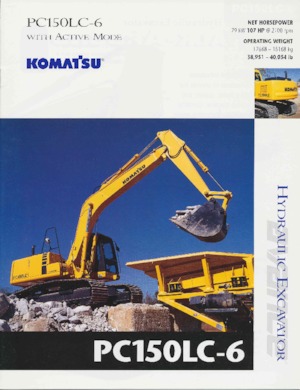 Excavatoare pe șenile Komatsu PC150LC-6