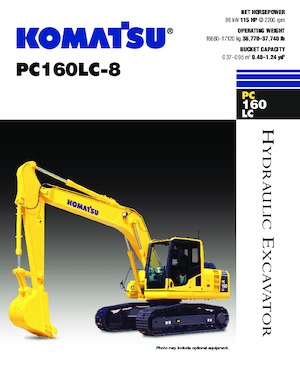 Excavatoare pe șenile Komatsu PC160LC-8