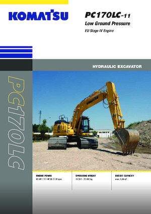 Excavatoare pe șenile Komatsu PC170LC-11 LGP