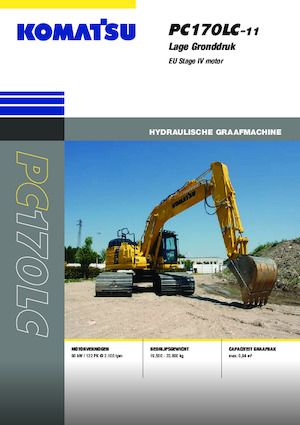 Excavatoare pe șenile Komatsu PC170LC-11 LGP