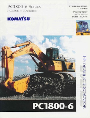 Excavatoare pe șenile Komatsu PC1800-6