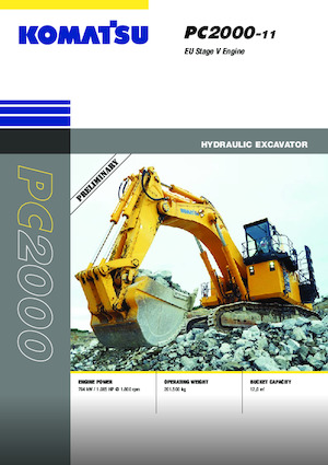 Excavatoare pe șenile Komatsu PC2000-11