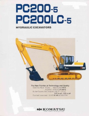 Excavatoare pe șenile Komatsu PC200-5