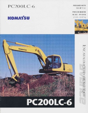 Excavatoare pe șenile Komatsu PC200-6