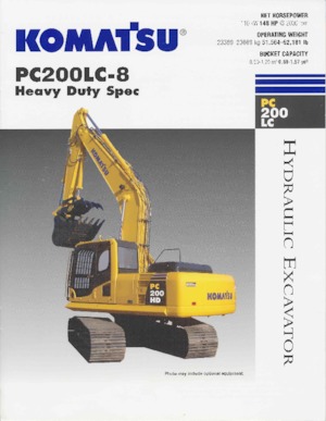 Excavatoare pe șenile Komatsu PC200-8