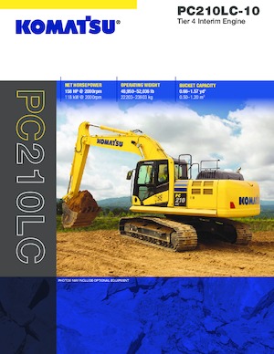 Excavatoare pe șenile Komatsu PC210LC-10