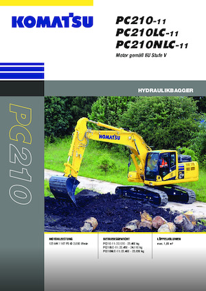 Excavatoare pe șenile Komatsu PC210NLC-11E0