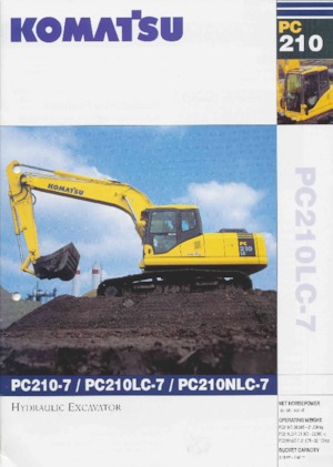 Excavatoare pe șenile Komatsu PC210NLC-7