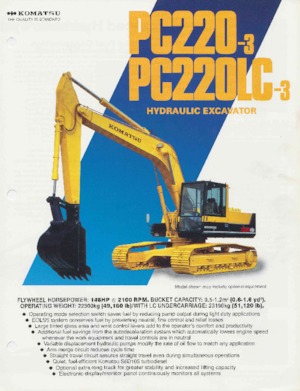 Excavatoare pe șenile Komatsu PC220-3