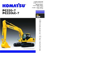 Excavatoare pe șenile Komatsu PC220-7