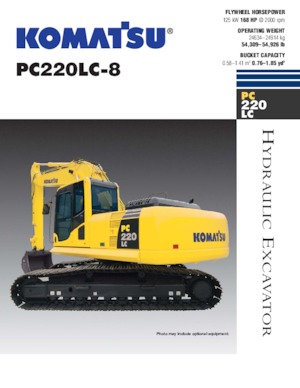 Excavatoare pe șenile Komatsu PC220-8