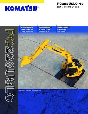 Excavatoare pe șenile Komatsu PC228ULC-10