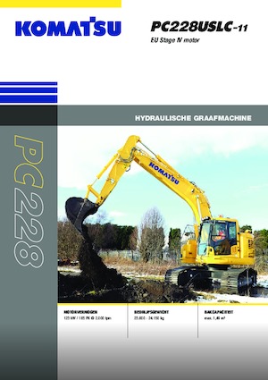 Excavatoare pe șenile Komatsu PC228USLC-11E0