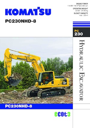 Excavatoare pe șenile Komatsu PC230NHD-8