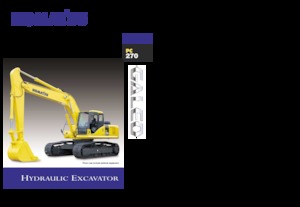 Excavatoare pe șenile Komatsu PC270-7