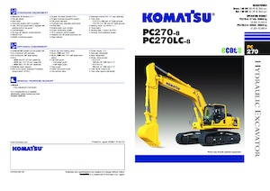 Excavatoare pe șenile Komatsu PC270-8