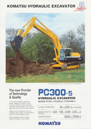 Excavatoare pe șenile Komatsu PC300-5