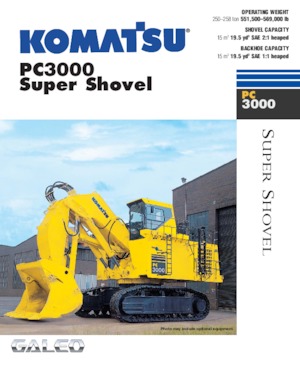 Excavatoare pe șenile Komatsu PC3000