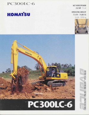Excavatoare pe șenile Komatsu PC300LC-6