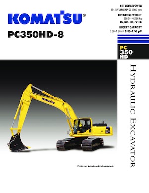 Excavatoare pe șenile Komatsu PC350HD-8