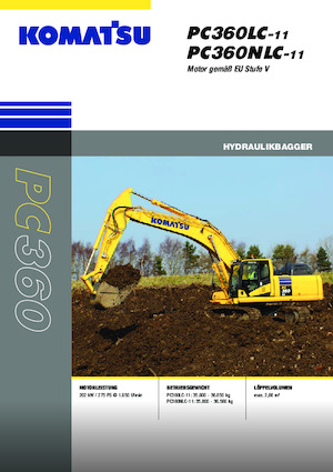 Excavatoare pe șenile Komatsu PC360LC-11E0