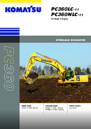 Excavatoare pe șenile Komatsu PC360LC-11E0