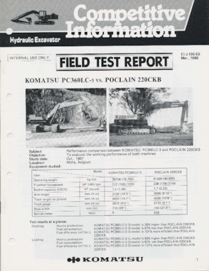 Excavatoare pe șenile Komatsu PC360LC-3