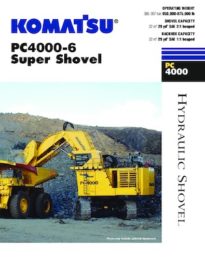 Excavatoare pe șenile Komatsu PC4000-6 