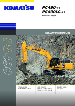Excavatoare pe șenile Komatsu PC490-11E0