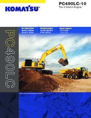 Excavatoare pe șenile Komatsu PC490LC-10