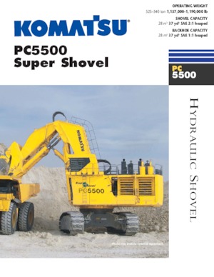 Excavatoare pe șenile Komatsu PC5500