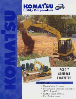 Excavatoare pe șenile Komatsu PC60-7