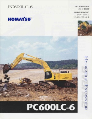 Excavatoare pe șenile Komatsu PC600-6