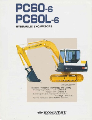 Excavatoare pe șenile Komatsu PC60-6