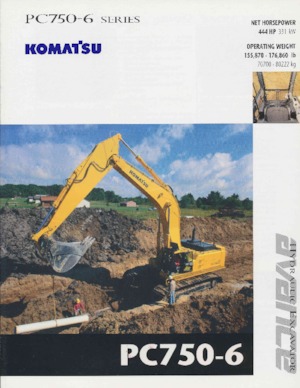 Excavatoare pe șenile Komatsu PC750-6