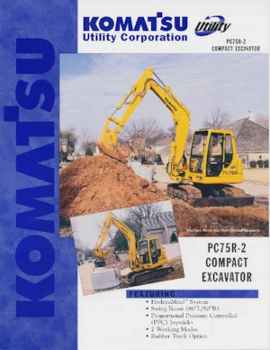 Excavatoare pe șenile Komatsu PC75R-2