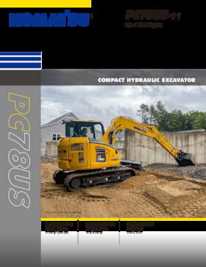 Excavatoare pe șenile Komatsu PC78US-11