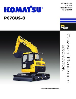 Excavatoare pe șenile Komatsu PC78US-8